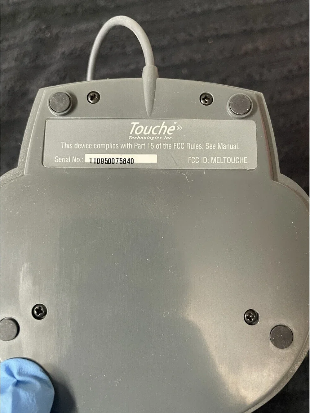 vintage Touché touchpad meltouch rare gray